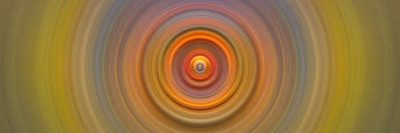 Abstract round golden background. Circles from the center point. Image of diverging circles. Rotation that creates circles.の写真素材