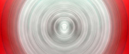 Abstract round red background. Circles from the center point. Image of diverging circles. Rotation that creates circles.の写真素材