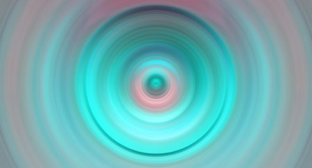 Light abstract designer background of concentric circles.の写真素材