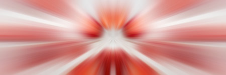 Dynamic red light beams. A flash in space going into perspective.の写真素材