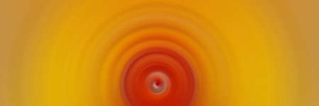 Abstract round yellow background. Circles from the center point. Image of diverging circles. Rotation that creates circles.の写真素材