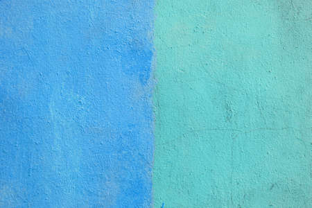 Texture of rough blue plaster. Architectural abstract background.の写真素材