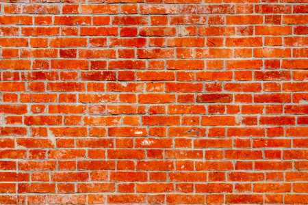 Red brick building wall. Interior of a modern loft. Background for designの写真素材