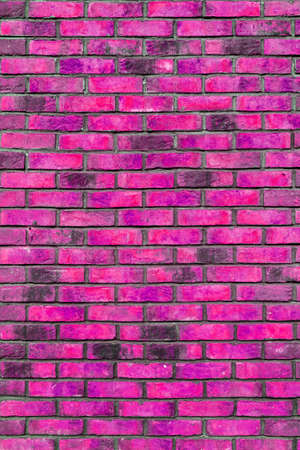 Pink brick building wall. Interior of a modern loft. Background for designの写真素材