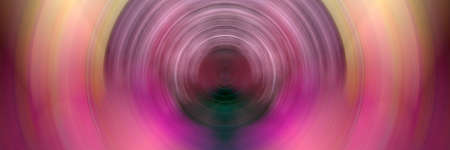 Glowing concentric circles of light. Abstract bright background.の写真素材