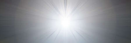 Center point perspective. A flash of bright light.の写真素材