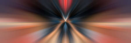 Center point perspective. A flash of bright light.の写真素材