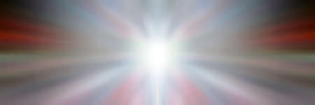 Center point perspective. A flash of bright light.の写真素材