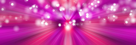 Festive abstract glowing light effects background. Bright spots of light.の写真素材