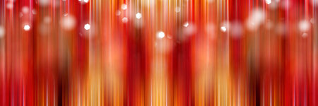 Festive abstract glowing light effects background. Bright spots of light.の写真素材