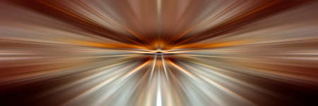 Center point perspective. A flash of bright light.の写真素材