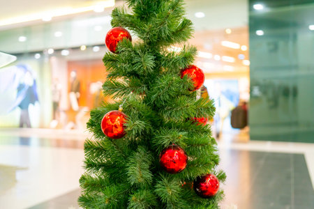 Holiday decorations for the Christmas tree. Holiday background.の写真素材