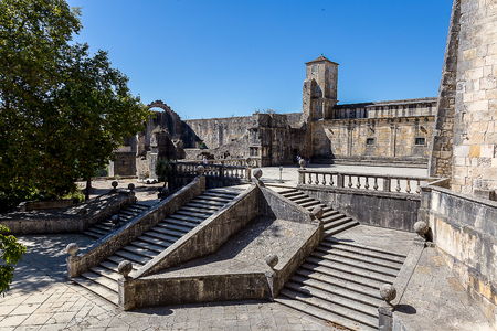 Main Entrance of Convent of Christ, Portuguese Historical Monument from 1520