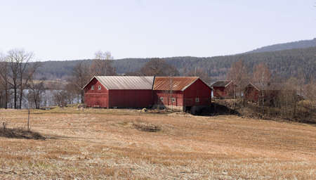 farm in the spring