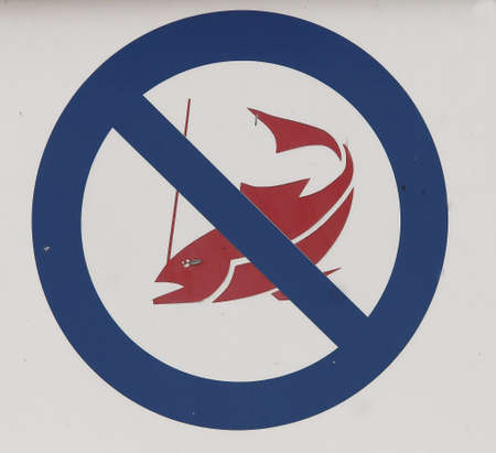 No fishingの写真素材