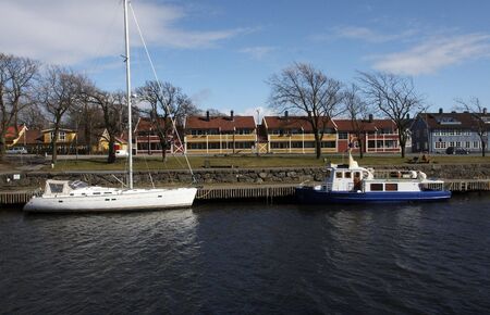 Moss, Small Norwegian townの写真素材