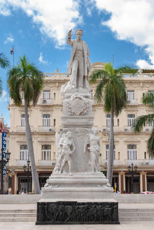 Havana, Cuba, January 19, 2019. Monument to Jose Martiのeditorial素材
