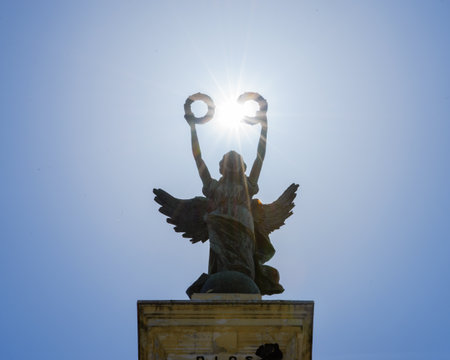 Monument to the Heroes of November in San Salvador, El Salvadorの写真素材