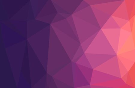 Multicolor geometric background with triangles. Vector low poly illustration. Business Design...