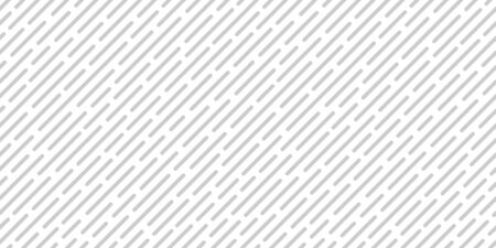 Seamless pattern with rounded diagonal lines. Modern stylish texture with gray diagonal stitches. Abstract monochrome vector background.のイラスト素材