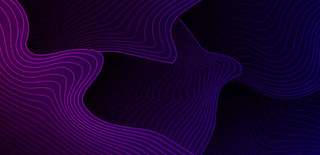 Opart abstract background with diagonal lines. Stylish wavy striped texture with 3d effect. Modern...