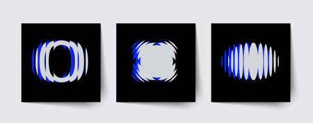 Set of modern abstract geometric shapes. Trendy minimal graphic elements for your unique design....