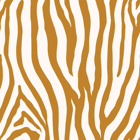 Zebra monochrome seamless pattern. Vector animal skin print. Fashion stylish organic texture. EPS 10のイラスト素材