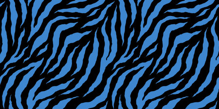 Zebra monochrome seamless pattern. Vector animal skin print. Fashion stylish organic texture. EPS 10のイラスト素材