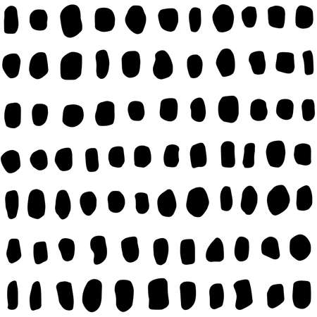 Seamless pattern with round organic shapes. Fashion stylish natural texture. Vector illustration, EPS 10.のイラスト素材