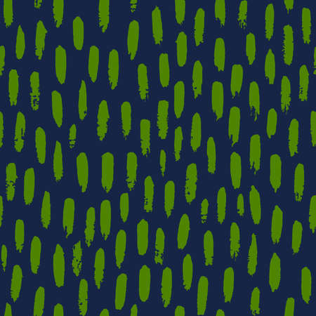 Vector seamless pattern with short brush strokes. Hand painted stylish texture for fabric,...