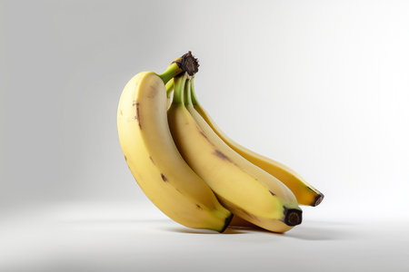 Bunch of bananas isolated on white background.の写真素材