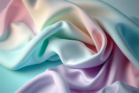 texture, background, pattern. Silk fabric is blue, pink, white. It has a smooth matte finish and is suitable for design.の素材