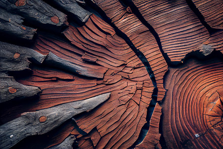 Old wood texture with natural patterns. Abstract background and texture for design.