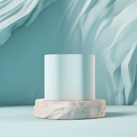 Minimalistic abstract background, primitive geometrical shapes, 3d render.の写真素材