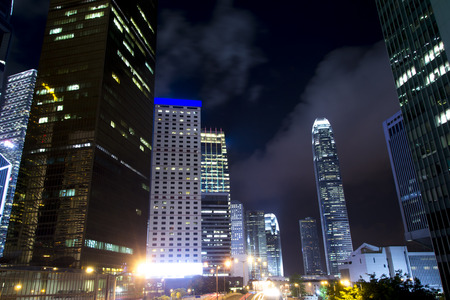 Modern building cityscape in Hong Kongの写真素材