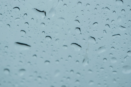 Raindrops on a windshieldの写真素材
