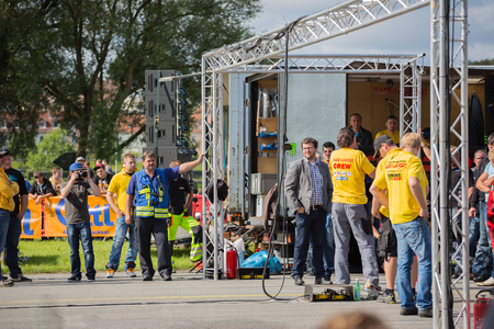 Event Car Racing, RaceatAirport, Passau, Germany, August 2014のeditorial素材