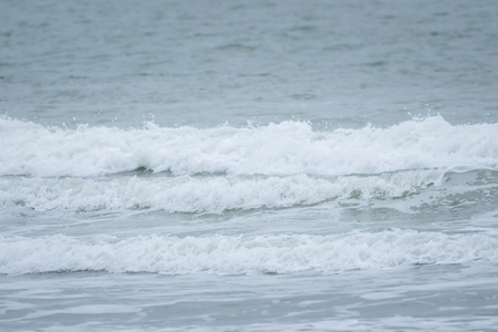 Big waves on the sea, the North Sea in motionの写真素材