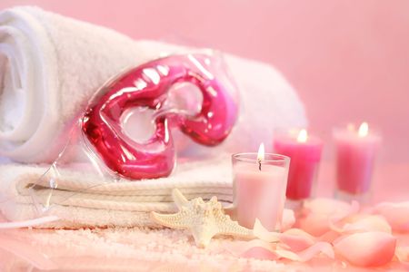 Spa relaxation for the eyesの写真素材