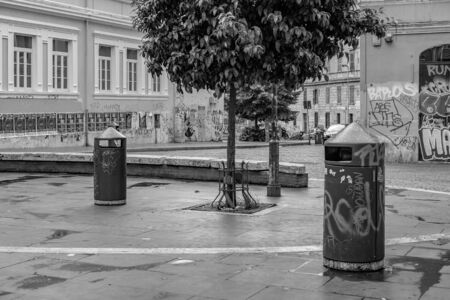 Italy, Rome, San Lorenzo and Porta Maggiore - 08 May 2016 - deterioration in San Lorenzo Romeのeditorial素材