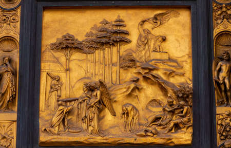 Gates of Paradise, Detail, Florence, Italy