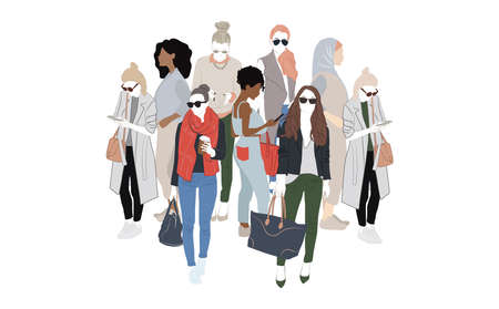 concept of cross cultural, racial equality, multi ethical, diversity people, power, empowerment,...