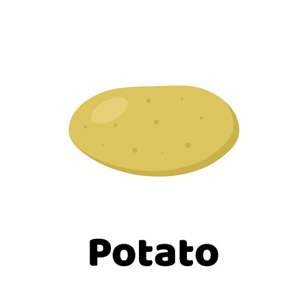 Vector illustration. Vegetable. Potatoのイラスト素材