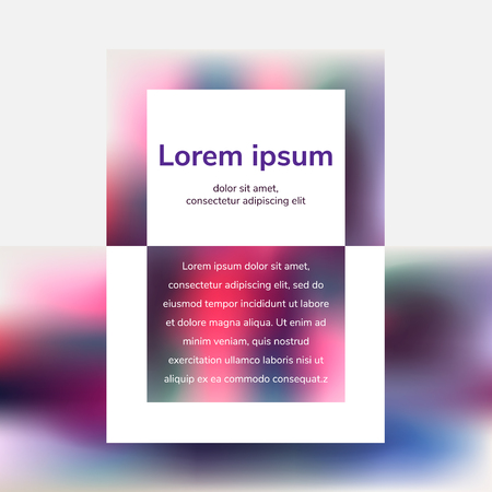 Fluid colorful blurred background designのイラスト素材