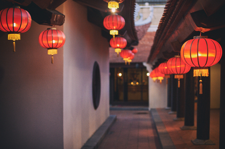 Vietnamese buddhist templeの写真素材