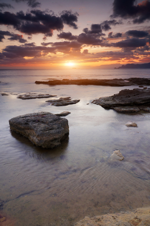Colorful sunny seascapeの写真素材