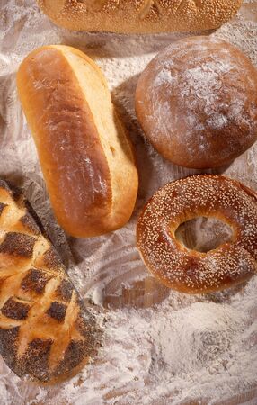 Close-up of traditional breadの写真素材