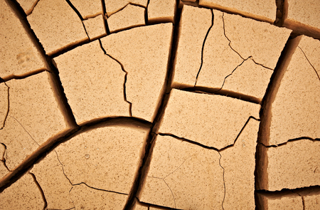 top view cracked dry ground abstract background