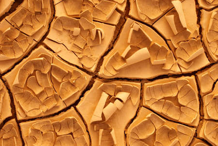 top view cracked dry ground abstract background