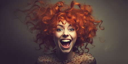 woman experiencing pleasure and happiness. Her facial expression reflects the orgasm she is experiencing. The beauty and harmony of the moment, allowing light and the joy inherent in such emotional experiences to shine through. Generative AIの素材